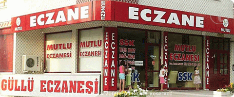 A pharmacy (ezcane) in Istanbul