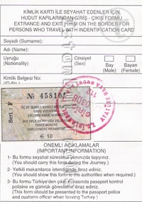 What information is necessary to fill out a Turkish Visa application form?