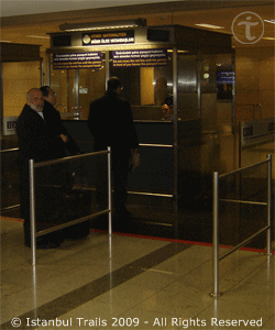 Border Control at the Atatürk International Airport, Istanbul, Turkey