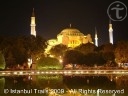 The Haghia Sophia by night, Istanbul, Turkey The Haghia Sophia by night, Istanbul, Turkey