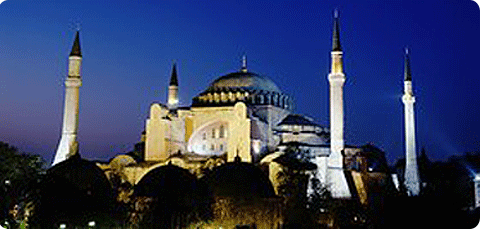 The Haghia Sophia in Istanbul, Turkey