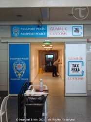 Customs Office in the Atatürk International Airport of Istanbul.