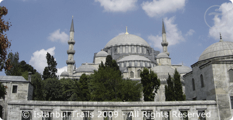 The Süleymaniye Mosque (Süleymaniye Camii) in Istanbul, Turkey The Süleymaniye Mosque (Süleymaniye Camii) in Istanbul, Turkey