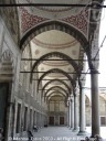 A side-alley of the courtyard of the Blue Mosque, Istanbul, Turkey.