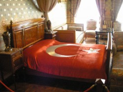 The death bed of Atatürk in the Dolmabahçe Palace in Istanbul