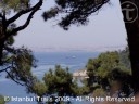 View from Büyükada, one of the Princes' Islands in Istanbul, Turkey