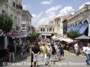 The town center of Büyükada, one of the Princes' Islands in Istanbul, Turkey