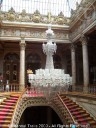 Crystal staircase inside Dolmabahçe Palace in Istanbul, Turkey