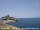 Remains of the Genoese castle in Şile by the Black Sea in Istanbul, Turkey