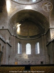 The apse of the Haghia Eirene in Istanbul, Turkey.