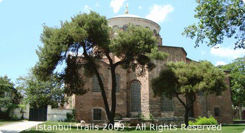 The Haghia Eirene (Aya İrini Kilisesi) in Istanbul, Turkey.