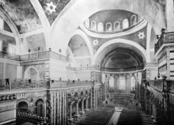 The interior of the Haghia Eirene in Istanbul, Turkey.