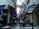 The start of the Nevizade Street in Istanbul, Turkey.