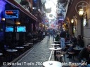 When the sun sets in Istanbul, Nevizade Sokak starts attracting the crowds.