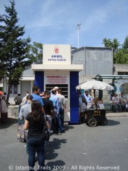 Akbil sales point on Taksim Square